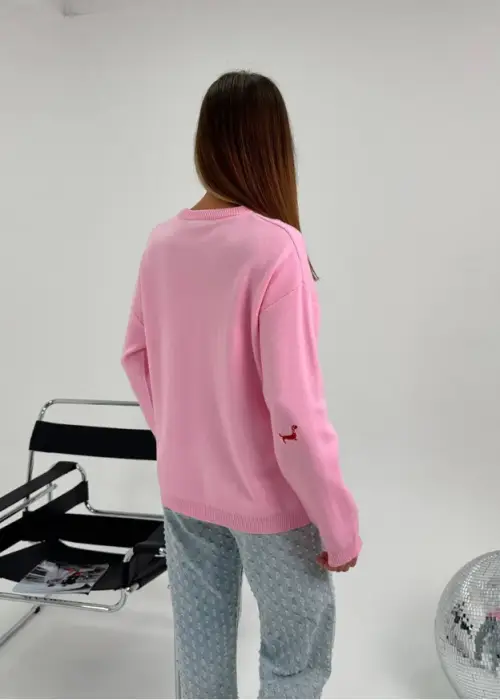 Свитер с мелким принтом женский р-р 42-48