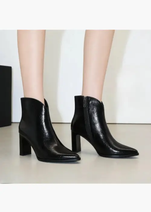 Ботильоны женские кожаные демисезонные (р-р 35-40)