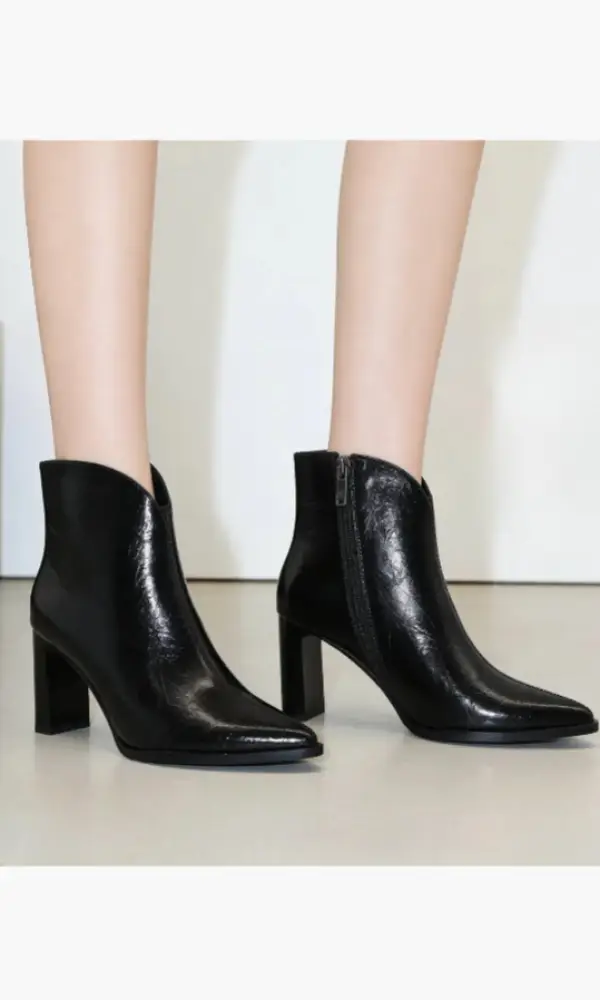Ботильоны женские кожаные демисезонные (р-р 35-40)