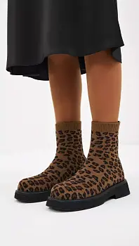 Ботинки женские леопардовые р-р 36-41