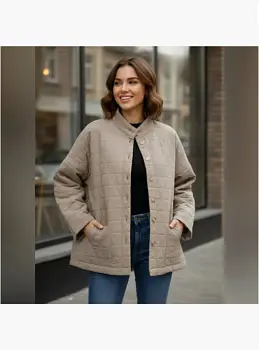 Ветровка женская стёганая (р-р 52-60)