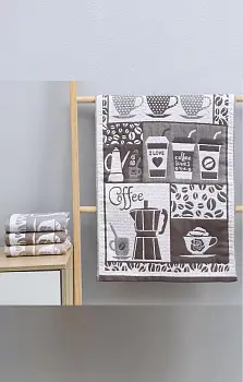 Полотенце кухонное стёганое 25*50