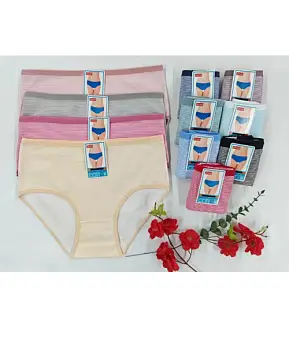 Трусы женские в мелкую полоску р-р 4XL-6XL