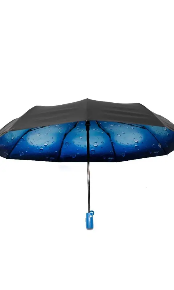 Зонт автомат " капли" ( 9 спиц)