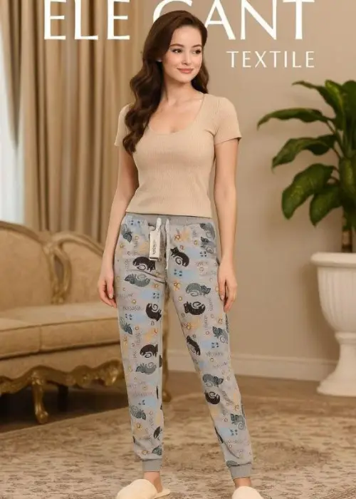 Брюки джоггеры домашние женские р-р 48-56