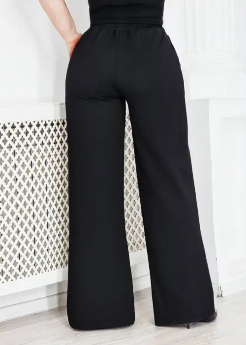 Брюки- палаццо с леопардовым принтом р-р 46-56