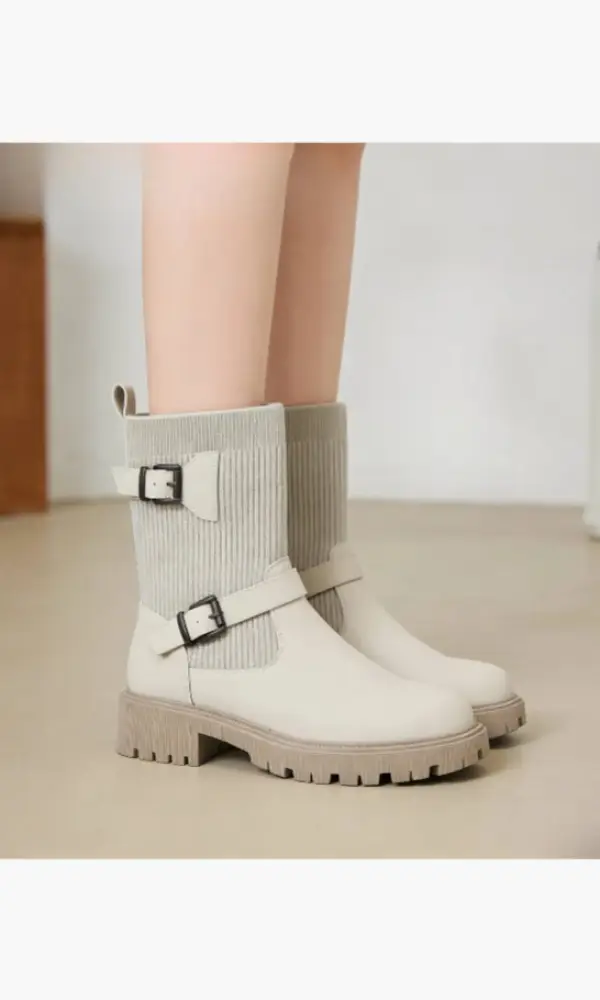 Ботинки чулки на платформе демисезонные женские (р-р 36-41)