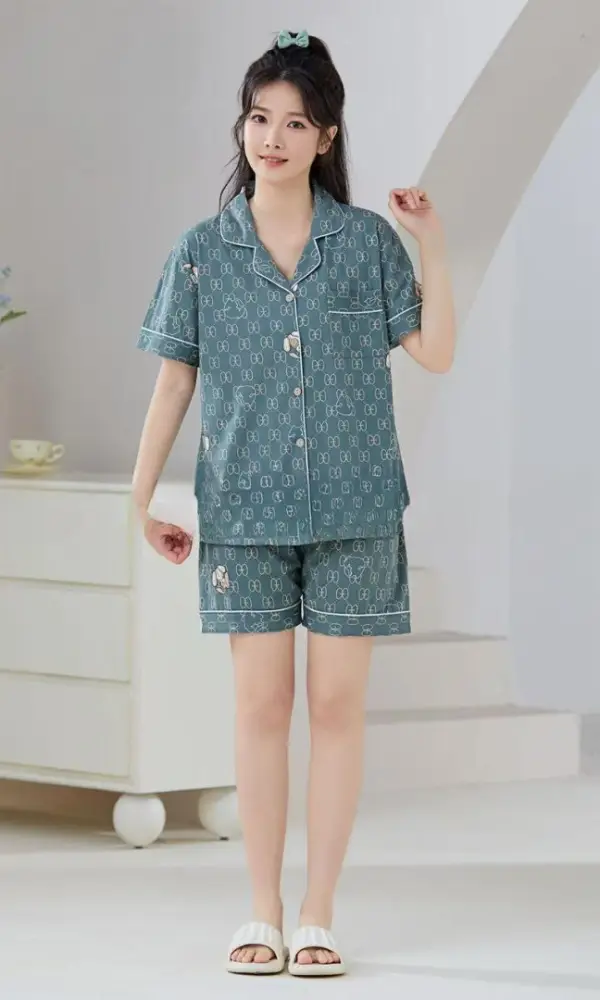 Комплект домашний (рубашка-шорты) женский р-р 44-50