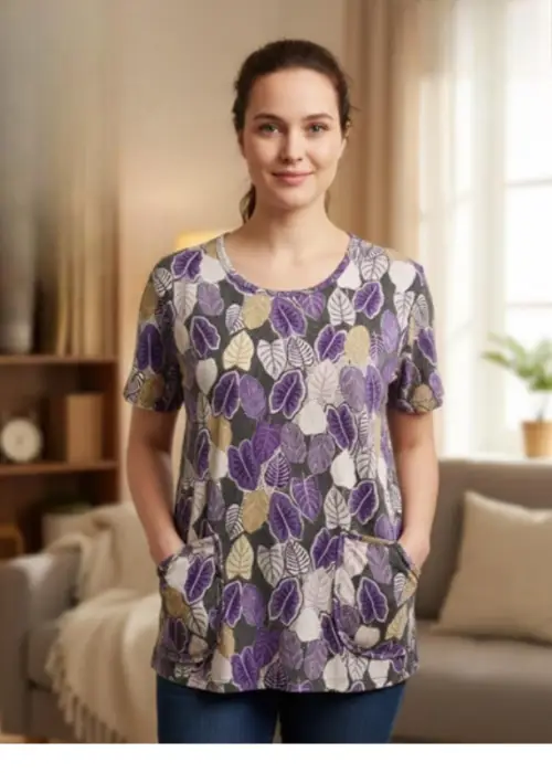 Футболка домашняя с карманами р-р 50-60