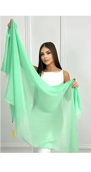 Шарф палантин тонкий однотонный (р-р 80*190)