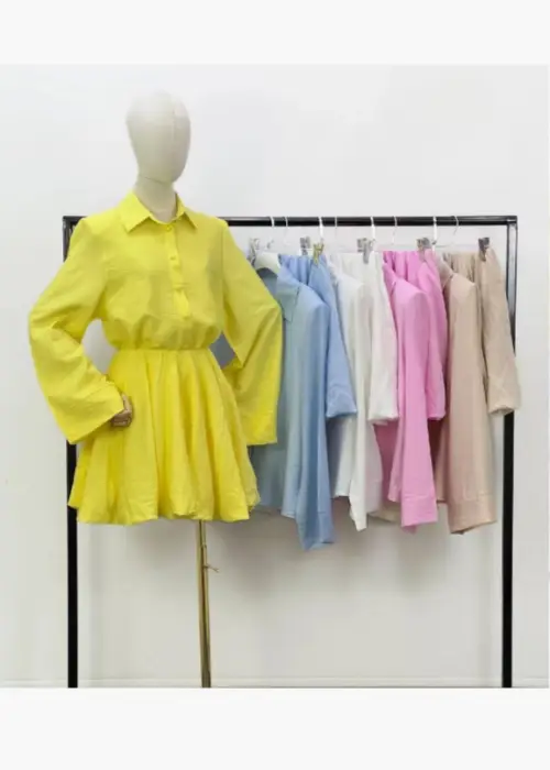 Костюм льняной с юбкой женский (р-р 42-44)