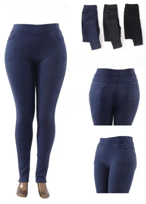 Джеггинсы на меху р-р 5XL-10XL