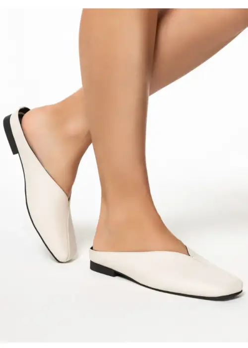 Мюли кожаные закрытые женские (р-р 36-41)