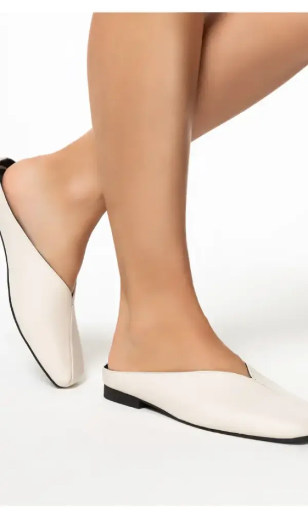 Мюли кожаные закрытые женские (р-р 36-41)