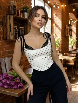 Корсет с гипюром женский (р-р 42-44)