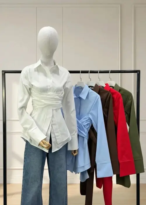 Рубашка с эффектом корсета женская (р-р 42-44)