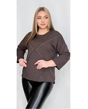 Лонгслив трикотажный женский (р-р 50-56)