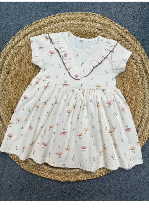 Платье с рюшами для девочки р-р 2-6 лет