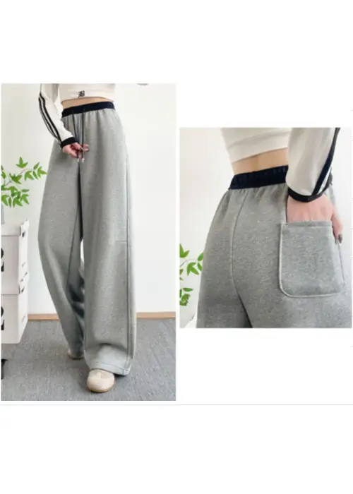 Брюки женские трикотажные спортивные палаццо (р-р 46-54)