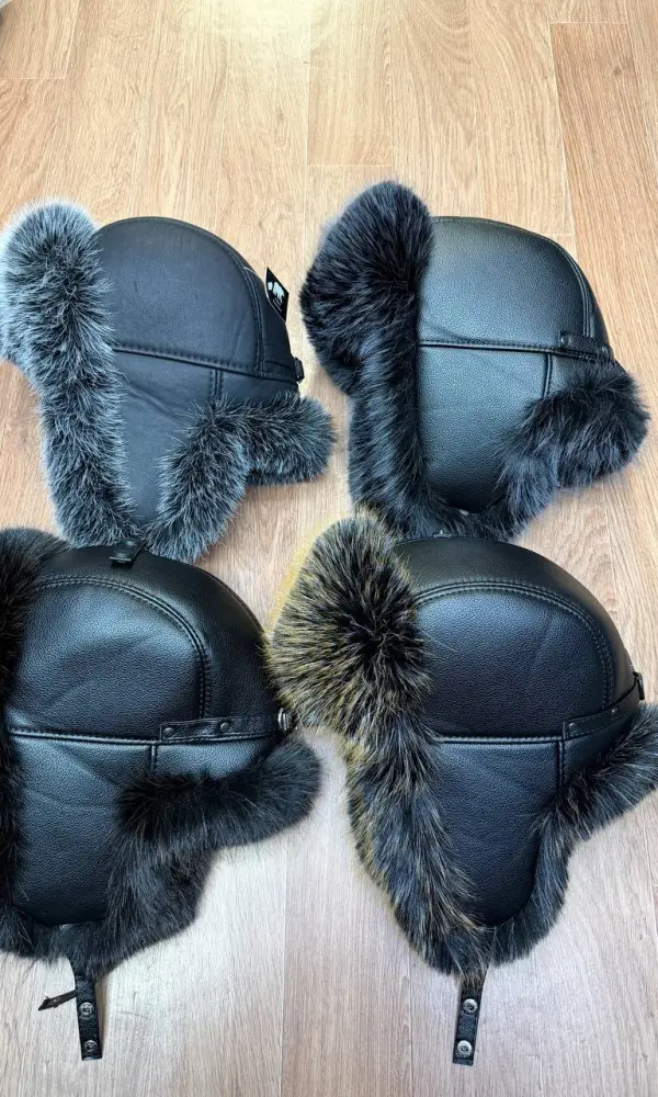 Шапка ушанка меховая мужская р-р 54-58