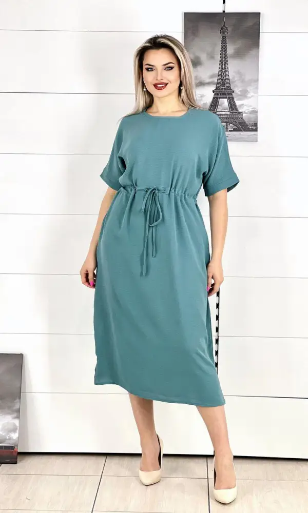 Летнее легкое женское платье , сингапур ( р-р 50-60)