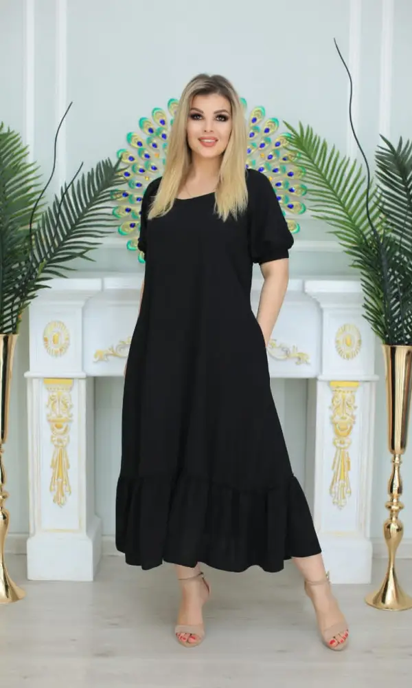 Сарафан женский летний с карманами ( р-р 48-54)