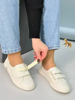 Кеды женские дышащие на липучке (р-р 36-41)