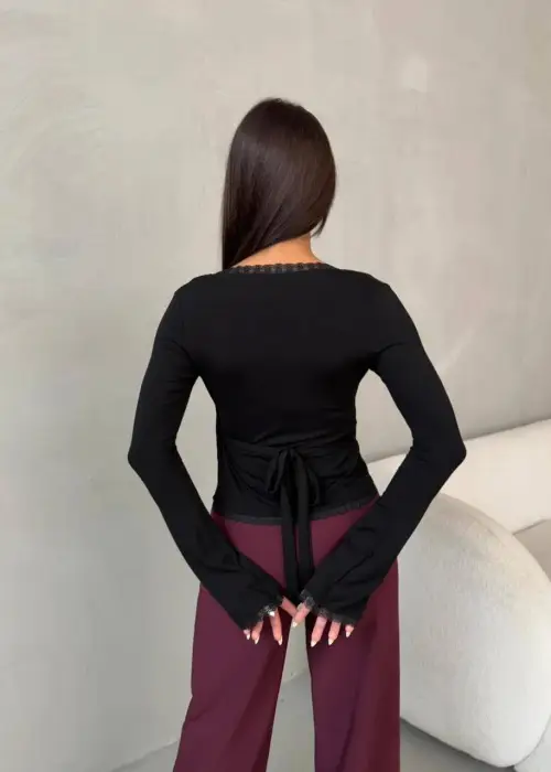 Лонгслив на запах р-р SS-MM