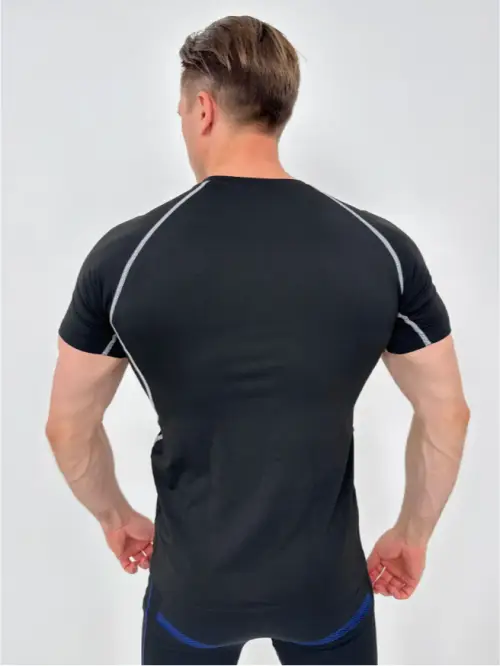 Футболка спортивная мужская для фитнеса (р-р L-XXL)