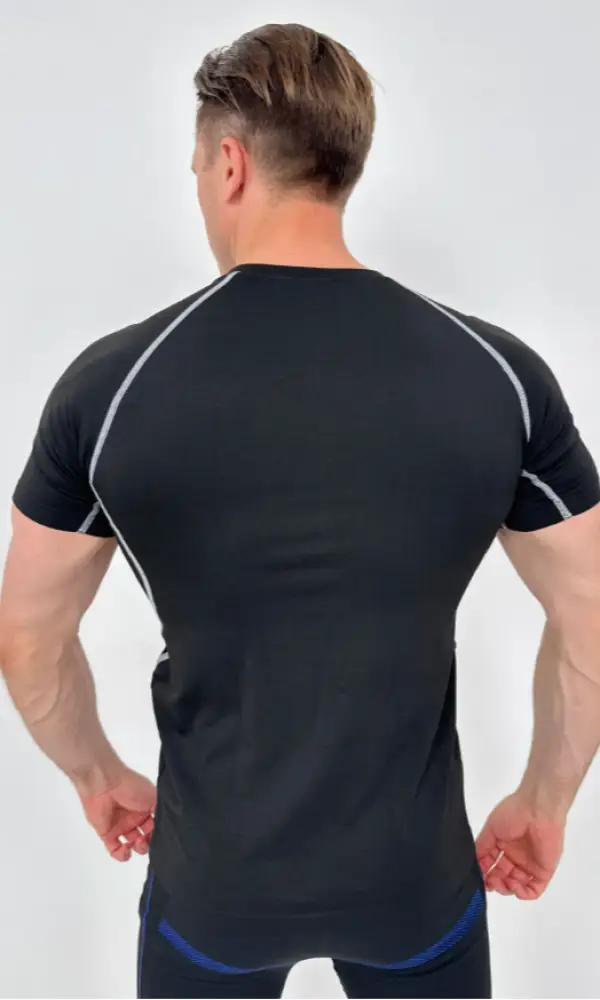 Футболка спортивная мужская для фитнеса (р-р L-XXL)