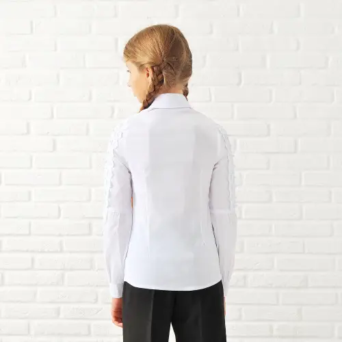Блузка для девочки с длинным рукавом (6-10 лет) №2