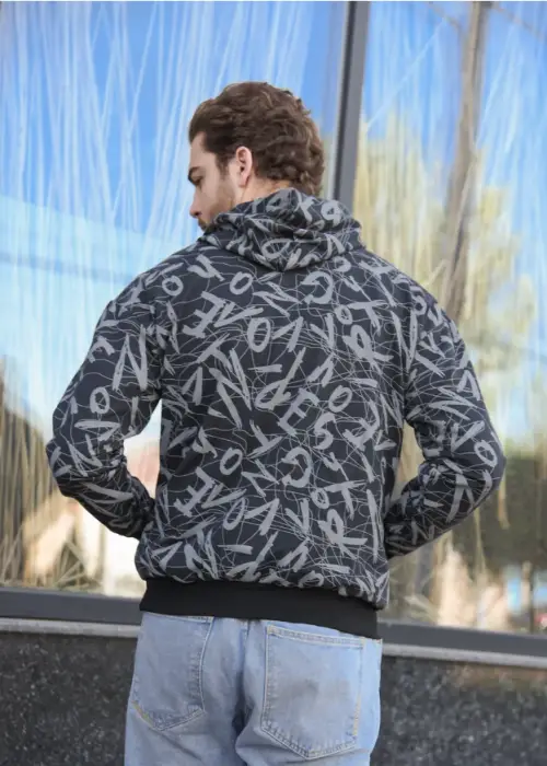 Худи с принтом мужской р-р 46-54