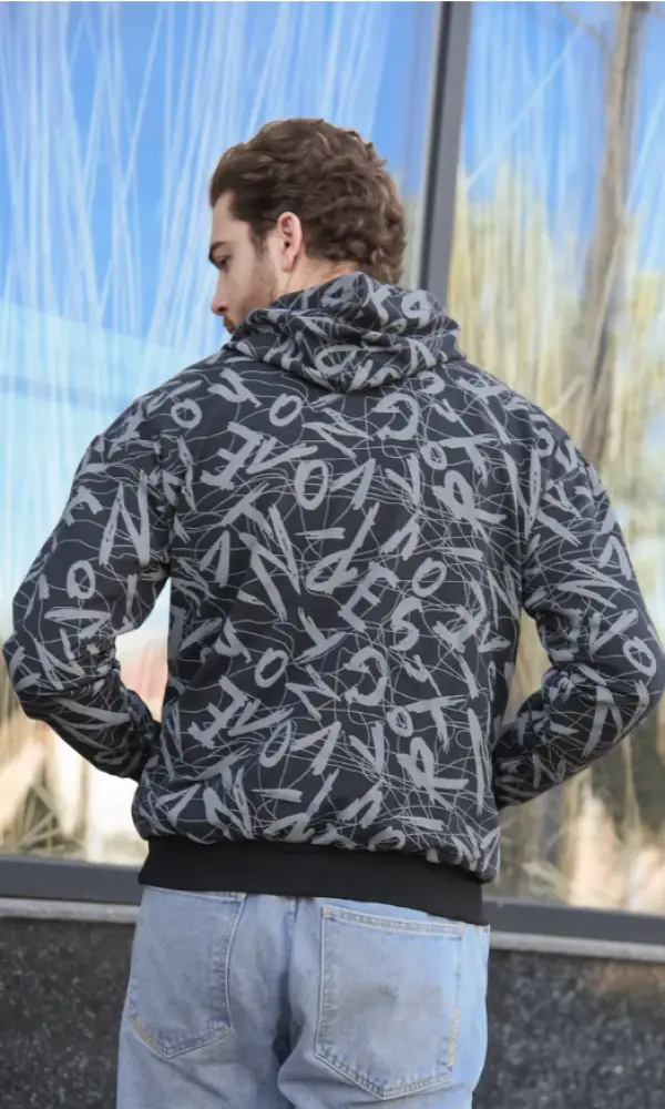 Худи с принтом мужской р-р 46-54