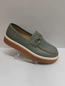 Мокасины кожаные на платформе женские (р-р 36-41)