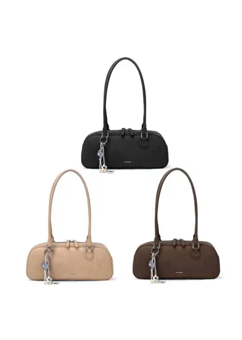 Сумка-багет замшевая р-р 15*32*8