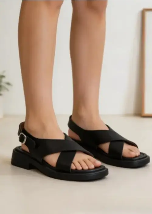 Босоножки кожаные с ремешком женские (р-р 36-41)