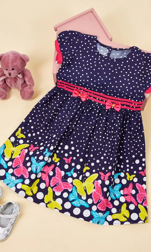 Платье "Принт "Цветы", для девочки (5-8 лет)