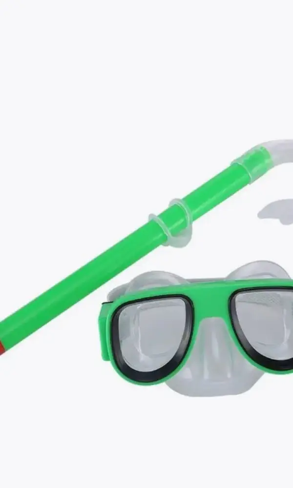 Маска с трубкой для плавания и ныряния ( яркие расцветки)