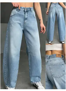 Джинсы широкие женские р-р 28-33