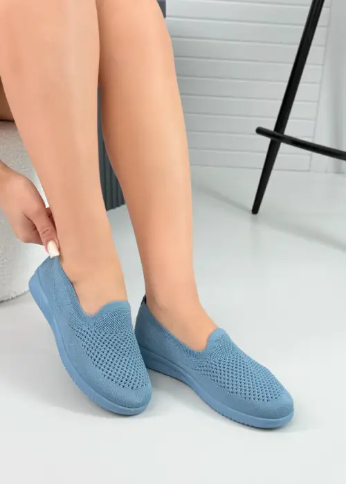 Слипоны текстильные легкие мягкие на платформе р-р 36-41