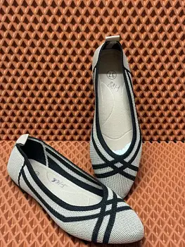 Балетки с узором вязаные женские (р-р 36-41)