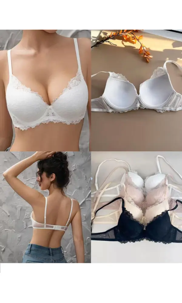 Бюстгальтер кружевной женский чашка В
