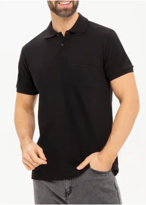 Футболка поло мужская на пуговицах (р-р 48-56)