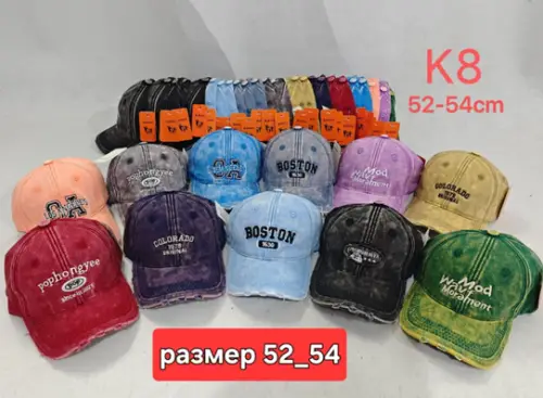 Кепка детская летняя стильная варенка с вышивкой (р-р 54-56)
