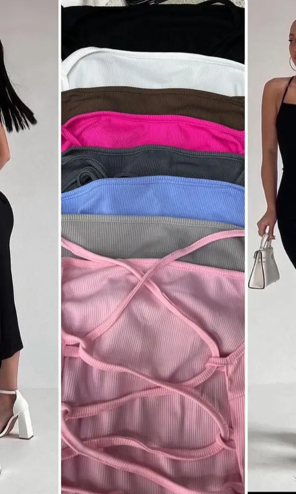 Платье женское завязки на спине, рубчик ( р-р 42-44)