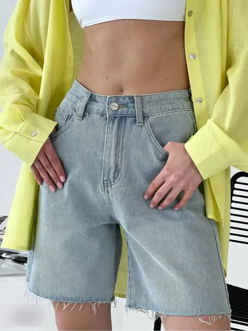 Женские джинсовые шорты бермуды( р-р 42.44.46)