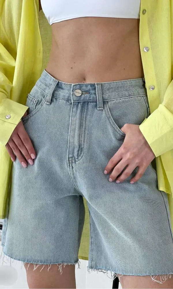 Женские джинсовые шорты бермуды( р-р 42.44.46)