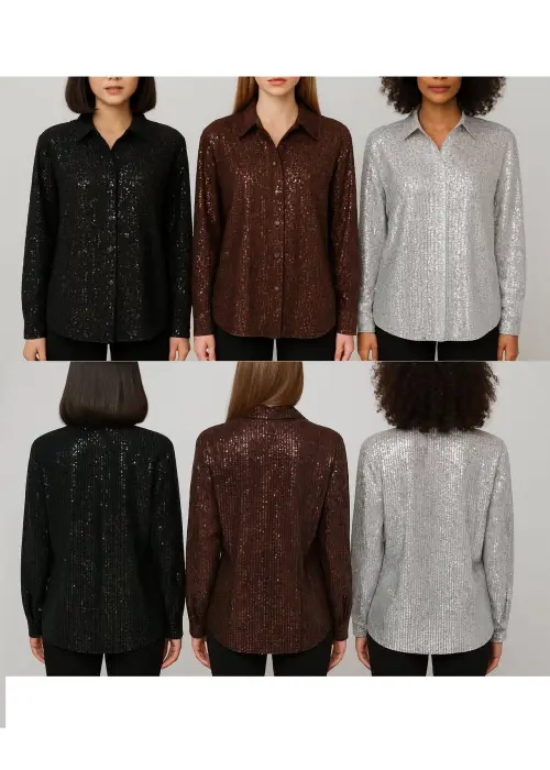 Блузка с пайетками р-р 42-44