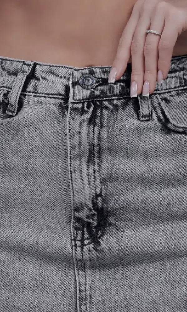 Юбка джинсовая макси,с разрезом (р-р 25-30)