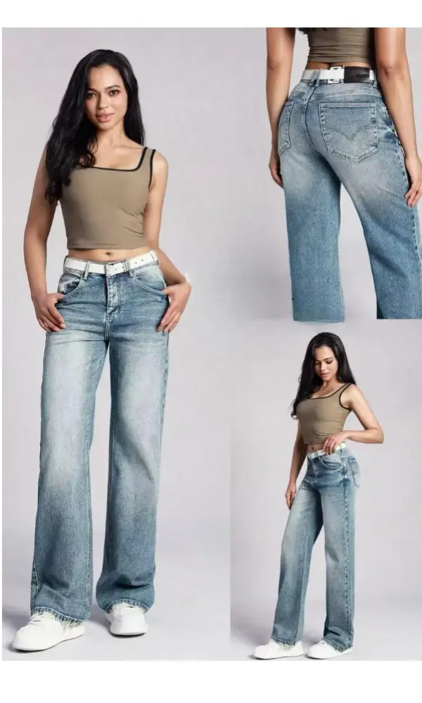 Джинсы трубы женские прямые (р-р 28-33)